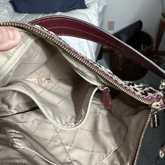 Michael Kors Purple and Silver Accent Bag - Picture 7 of 8